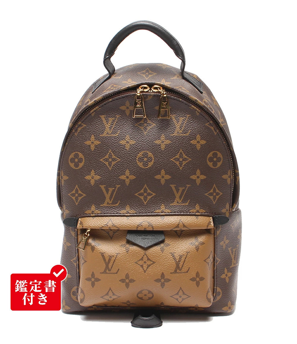 Louis Vuitton Palm Springs Backpack Rucksack Monogram Canvas Leather Brown